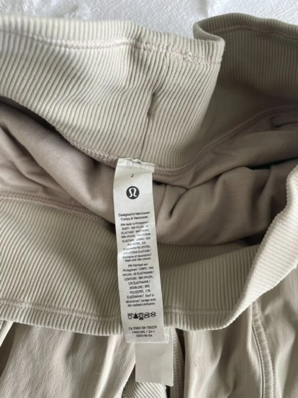 Lululemon Women's Dance Studio Crop Pants Unlined Light Beige - Size 2